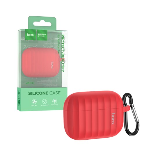 Silicone Case Hoco WB20 Fenix For Airpods Pro Red